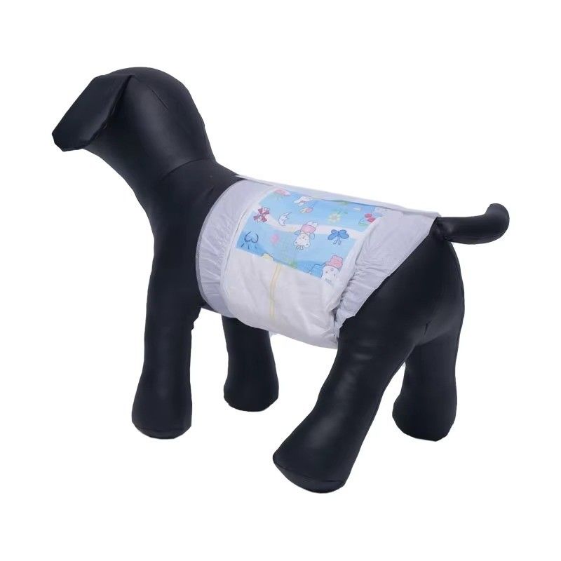 Soft Eco Friendly Disposable Pet Diaper Non Woven Fabric XL Male Dog Diapers