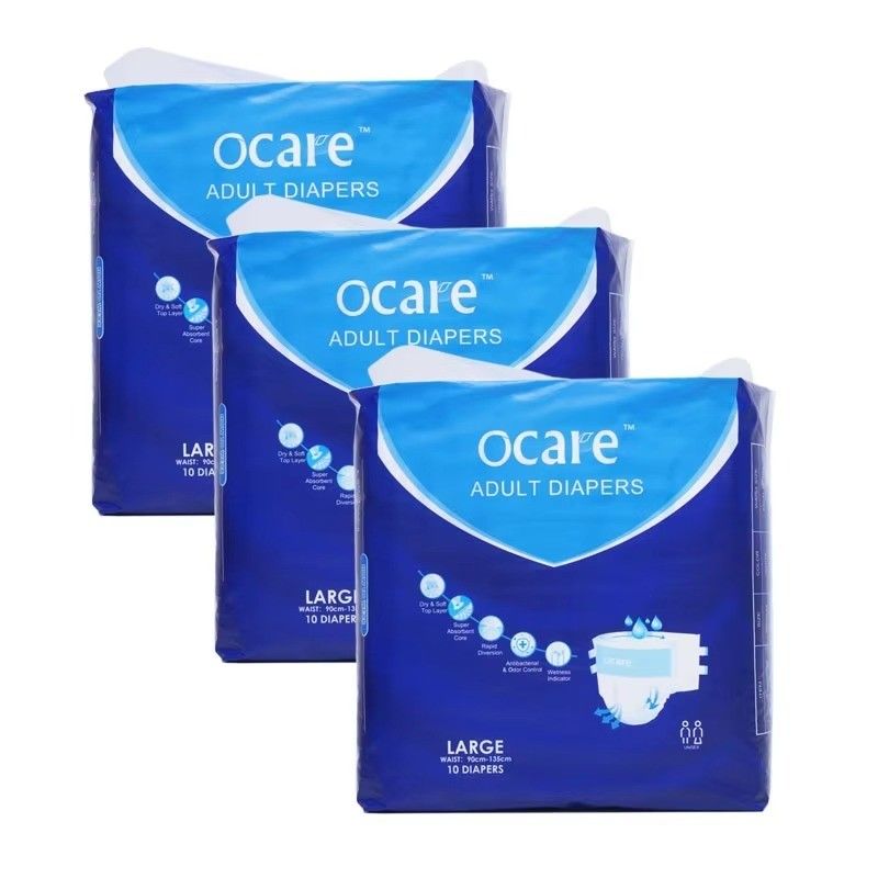 High Absorbent Adult Incontinence Diapers With Softcare Technology And Dry Surface