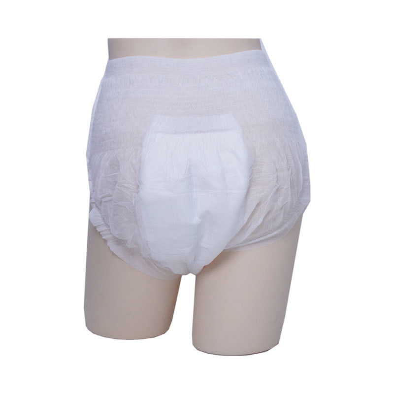 Comfortable Disposable Adult Incontinence Pants Underwear With PE Film Backsheet