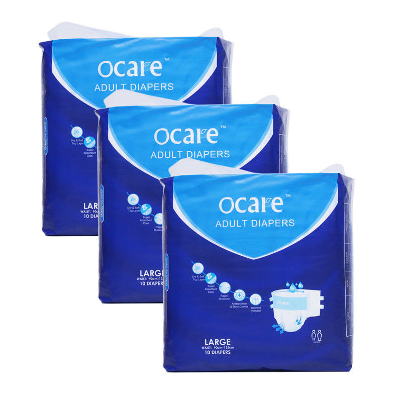 Customized Adult Incontinence Diaper High Absorbent Leak Guard For People Care