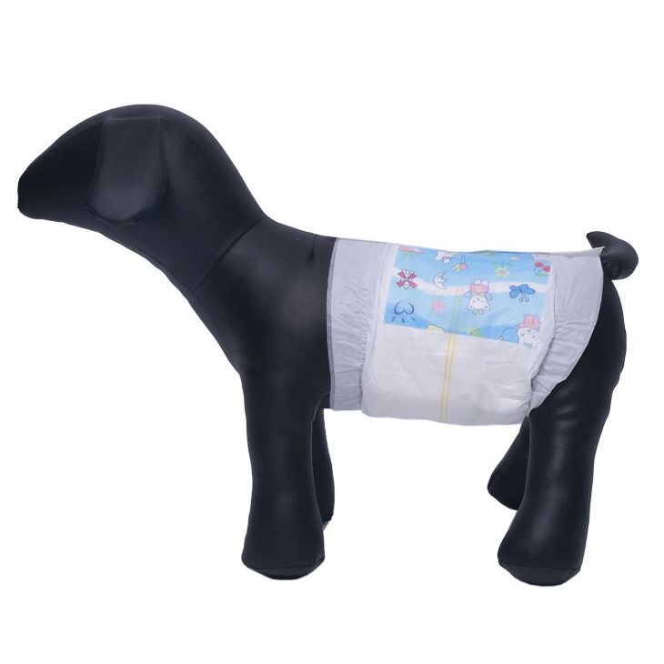 Wholesale Disposable Female and Male Dog Diapers Adjustable Cat Pet Diapers with Wetness Indicator