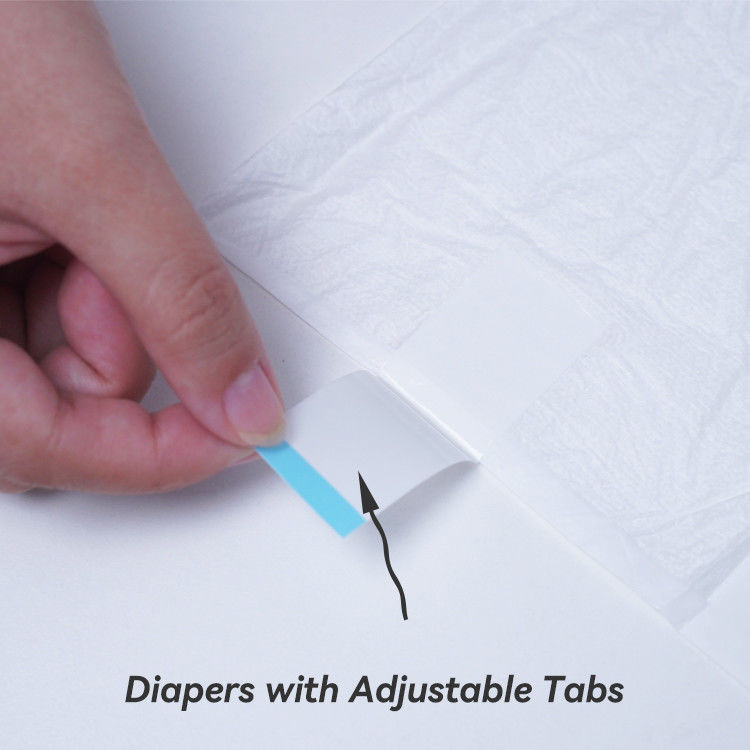 Wholesale Disposable Adult Diapers With Velcro Tabs For Elderly Men And Women In Bulk