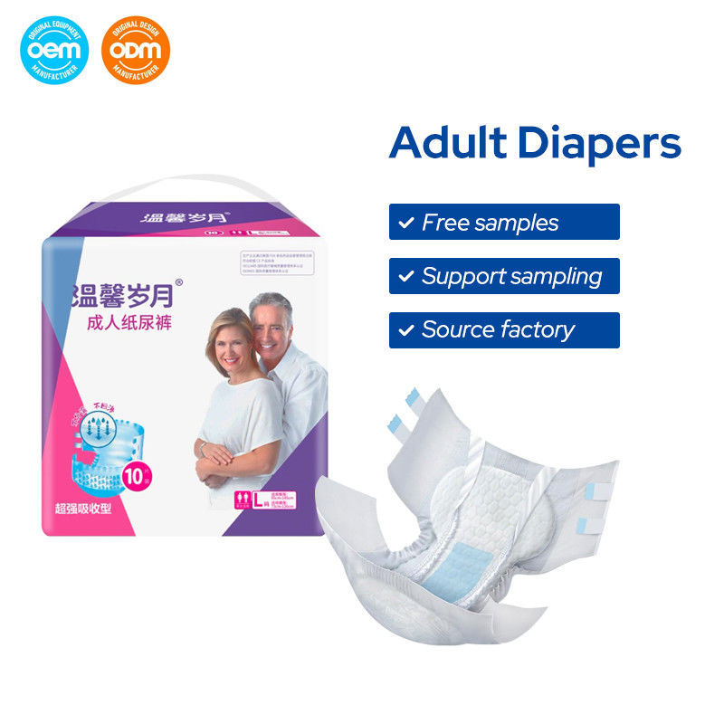 Elderly Women And Men Adult Disposable Diapers With Tabs