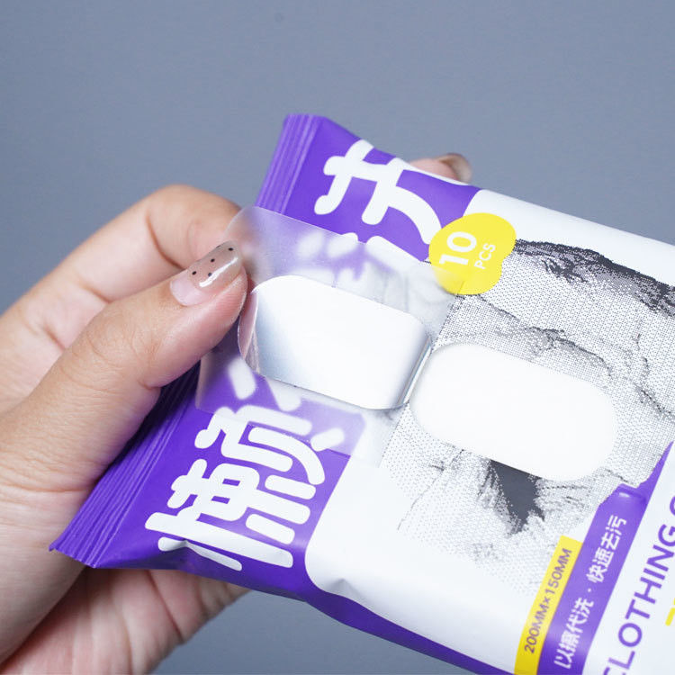 Fabric Safe Clothes Cleaning Wet Wipes Multipurpose Down Coat Wet Wipes Cloth