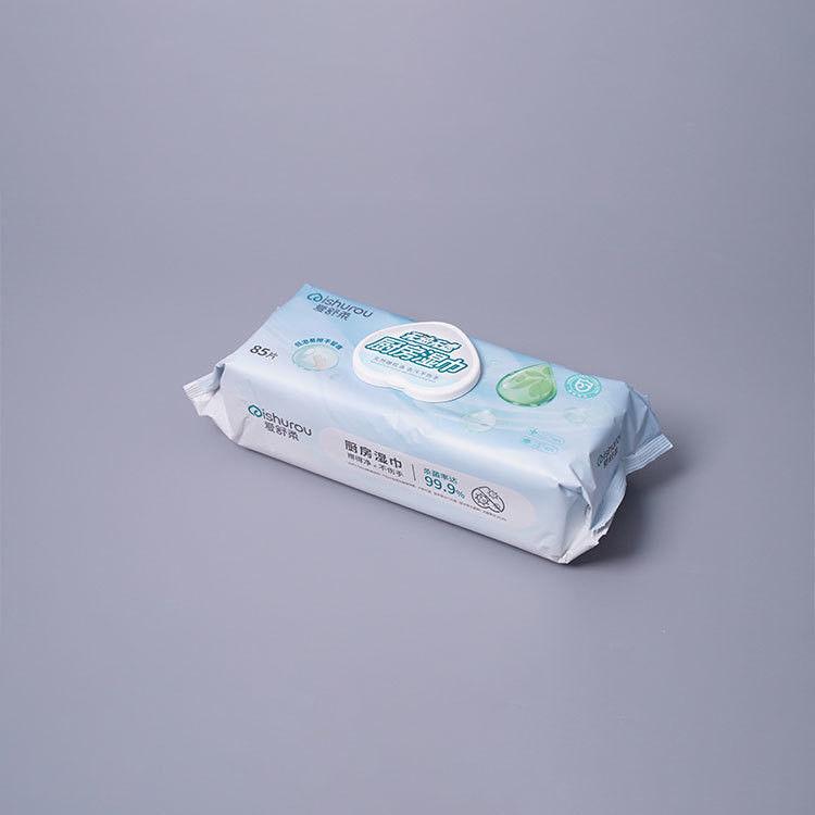 Big Size Square Cleaning Wet Wipes Remove Stains on Cookware Wet Tissue Wipes for Kitchen