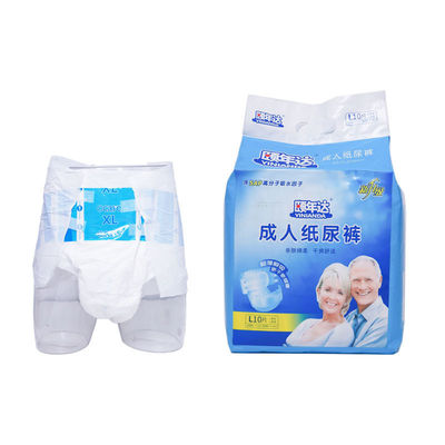 Plain Woven Elderly Hygiene Items Adult Disposable Briefs Extra Absorbency Customzied