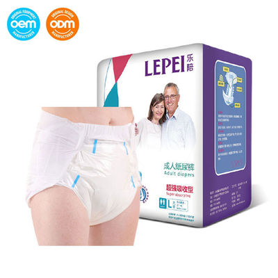 Disposable Adult Incontinence Diaper Extra Absorbent Night Time Elderly People Diaper