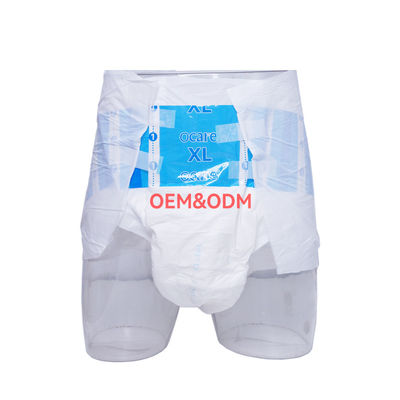 Wholesale Seniors Incontinence Disposable Adult Diapers With PE Film Backsheet