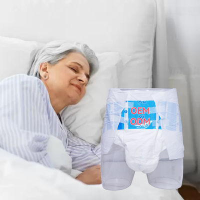 Customized Disposable Adult Diapers For Elderly Women And Men In White Or Customized Options